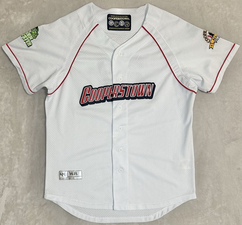 Cooperstown All Star Village #27 Green Monster Baseball Jersey Men's M White